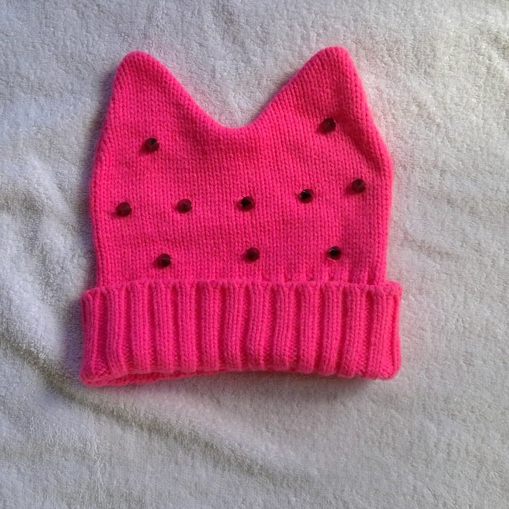 Pink beanie